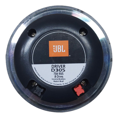 Driver Jbl D305 75w Rms 8 Ohms Trio Corneta Preta