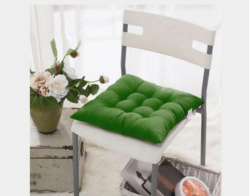 Assento Para Cadeira Futon 40x40 Cm - Futom Verde- Kit 10un