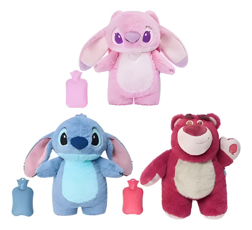 Peluche Stitch Cólicos Menstruales Calentador Premium 