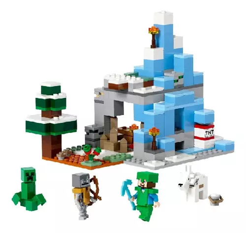 Minecraft Lego Kit Com 16 Bonecos Da Serie