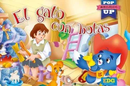 Libro Infantil Pop Up Cuentos Clasicos El Gato Con Botas