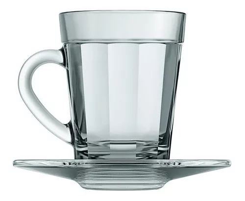 Tazas de café de vidrio, Taza de café transparente Uruguay