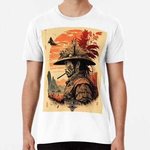 Remera Samurai En El Oeste Americano Algodon Premium 