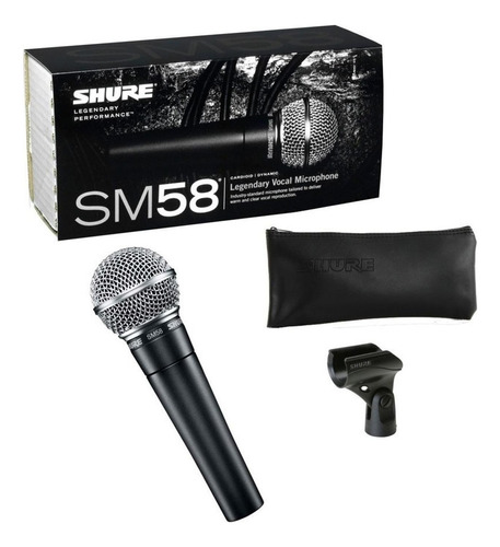 Shure Microfono Profesional Dinamico Sm58 Original Garantia