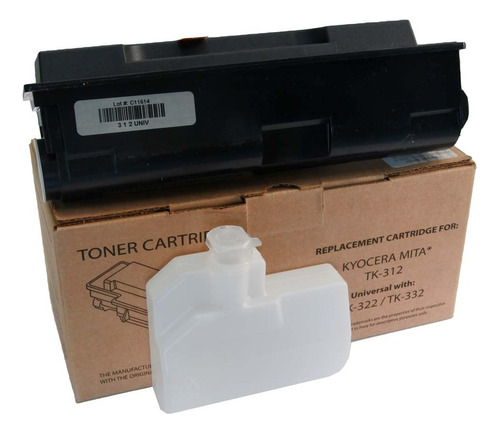 Toner Kyocera Tk-312 Tk-322 Tk-332 Compatible Tinta Negro