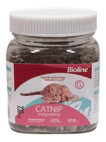 Hierba Gatera Seca / Bioline /frasco 230 Ml /boxcatchile