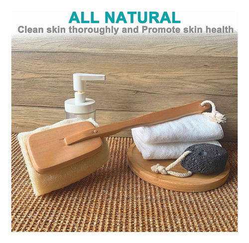 Cepillo De Baño Exfoliante Natural De Lufa De Lufa Luffa En