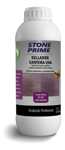 Sellador Para Cantera Morada Stone Prime Acabado Mojado 1.1l