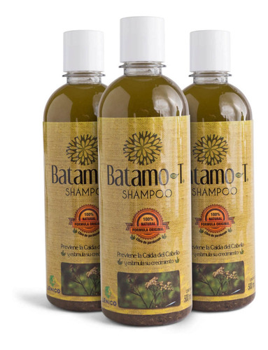 Kit De 3 Batamot Shampoo