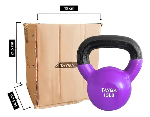 Pesa Rusa Kettlebell De 15 Lb 6.75 Kg Crossfit Gym Morada Env o