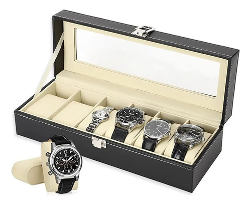 . Relojero, Caja Organizadora Relojes Para Hombre,