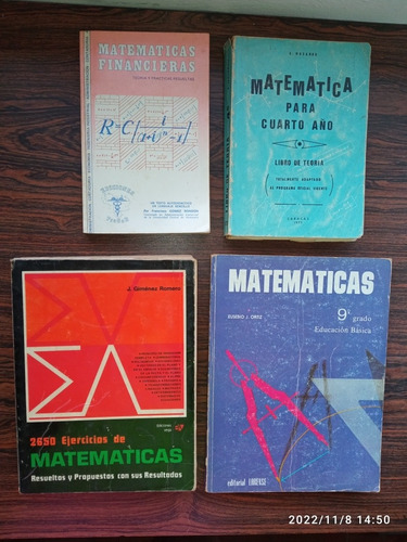 Libros De Matemática