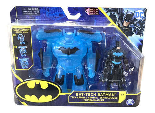 Figura De Accion Batman Bat-tech Fig. De Lujo 4  Transformab