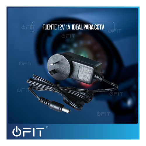 Fuente 12v 1a Alimentacion Camaras Cctv Led's Cargador