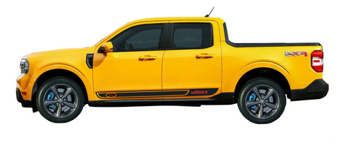 Ford Maverick Pickup Adesivos Lateral E Traseira Kit 