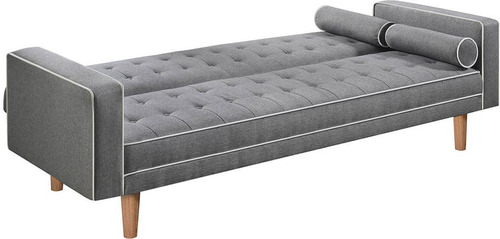 Imagen 2 de 3 de Sofa Cama Futon Gris, Sofacama Moderno, Futones Modernos