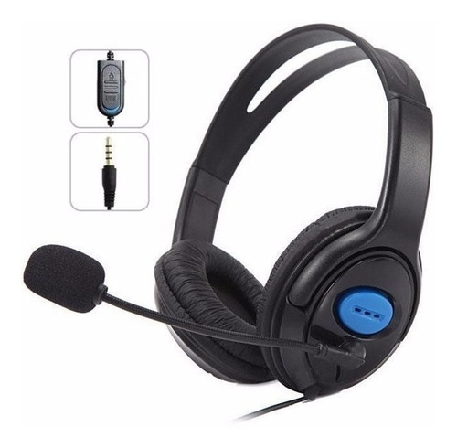 Headset Gamer Com Microfone E Fone Xbox One Ps4 Pc Mobile Cor Preto