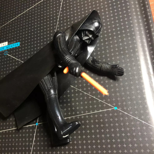 Star Wars, Darth Vader 1977 Kenner Hong Kong (Usado)