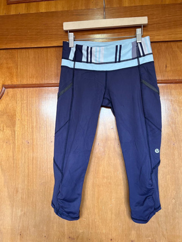 Leggings Deportivos Lululemon Morado Y Azul Talla 4 (Usado)
