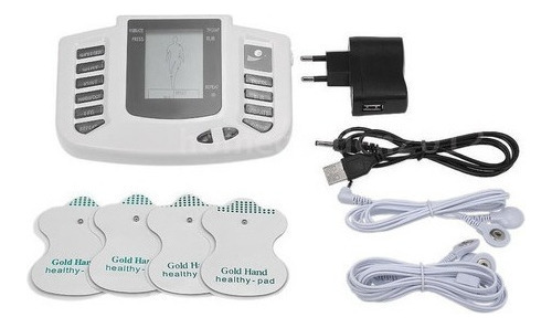 Dispositivo Tens Fisioterapia Electroshock 16 + 20 Electrodo