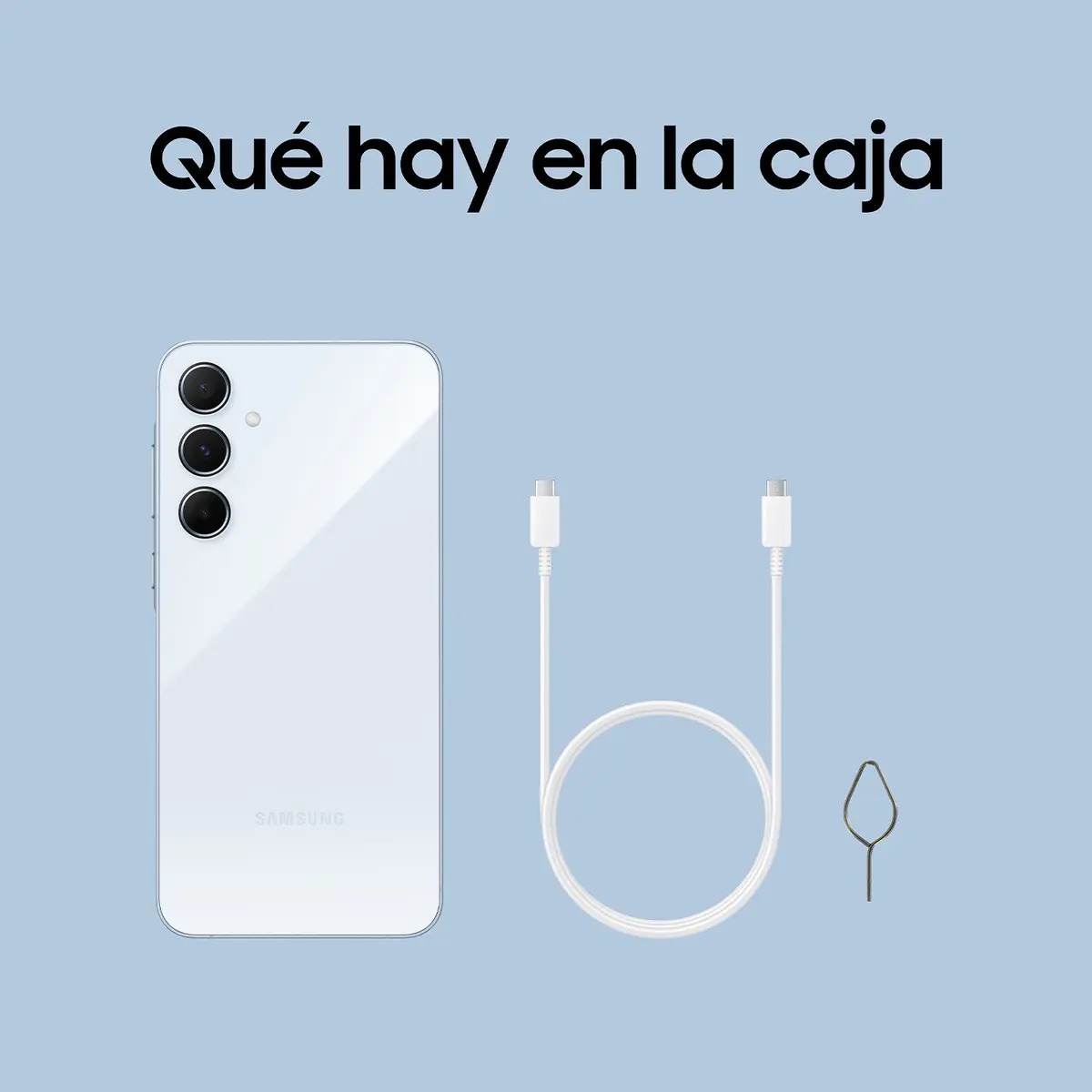 Samsung Galaxy A55 5G Dual SIM 256 GB azul claro 8 GB RAM