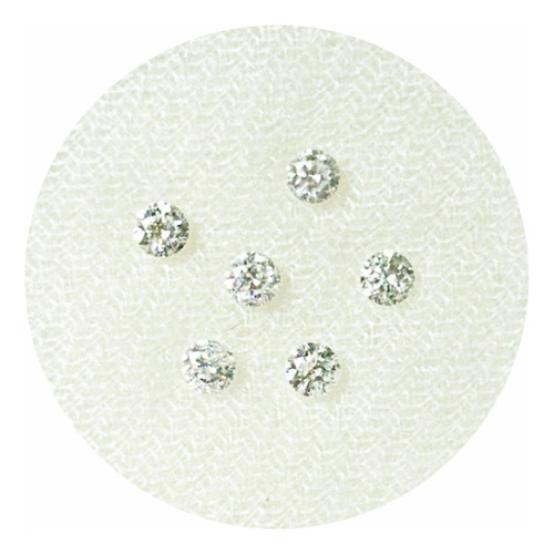Diamante Lapidado Com 10 Pontos Cor H Branco