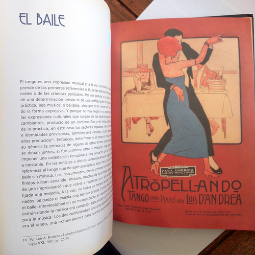 Tango Una Pasión Ilustrada Gustavo Varela Partitura Antigua (Usado)