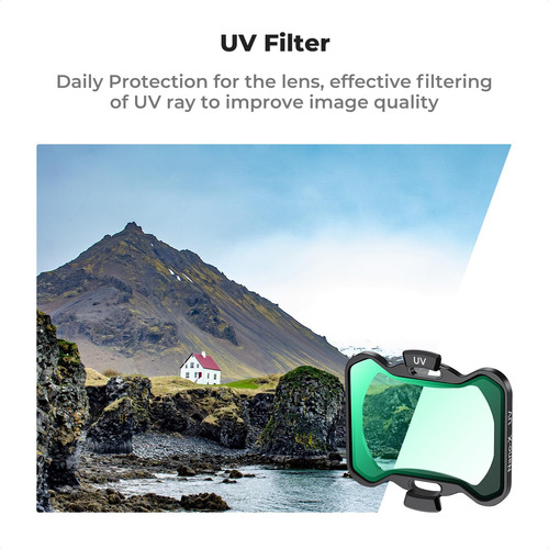 Kit De Filtro K&f Concept Avata 2 Drone Uv Pl Nd (pacote Com