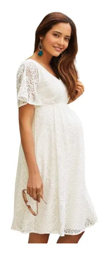 Vestido de encaje para embarazada sale