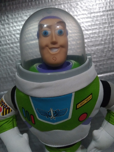 Peluche Buzz Lightyear Cabeza De Plastico 30cm Usado