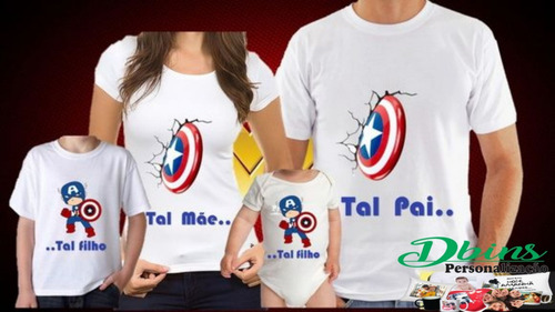 Kit 4 Camisetas Poliester Personalizadas Tamanho A4