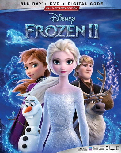 Blu Ray Frozen 2 Disney Original Estreno 