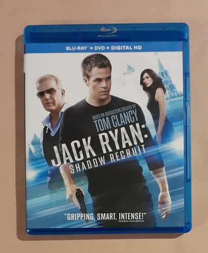 Jack Ryan Shadow Recruit + Póster - Blu-ray + Dvd Original