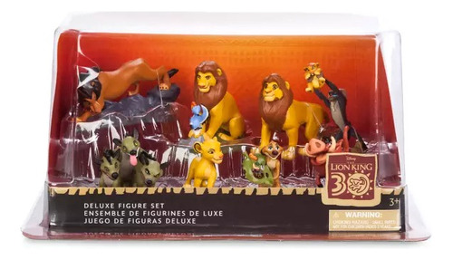 Disney Store Set 8 Figurines El Rey Leon 30 Aniversario