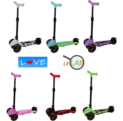 Monopatin Infantil 3 Ruedas Luces Explorer Fan Microcentro