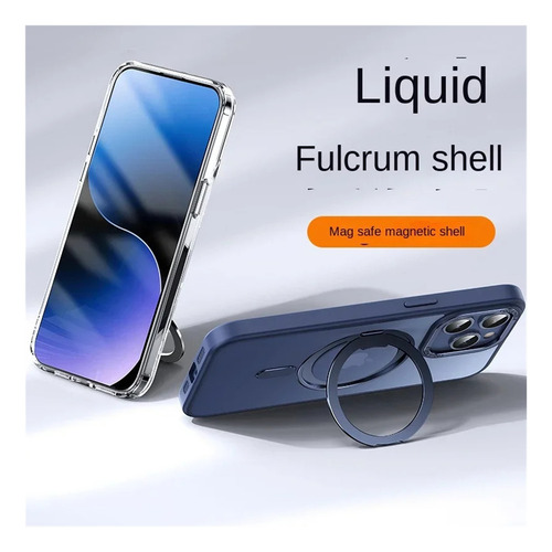 Capa De Celular Com Suporte Giratório 360° Para iPhone 15