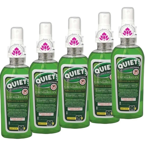 Repelente Contra Insectos Voladores Quiet! Francis® 125ml 5p