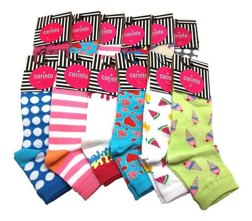 Medias Surtidas Pack X24 2102 + Cuotas Corinto