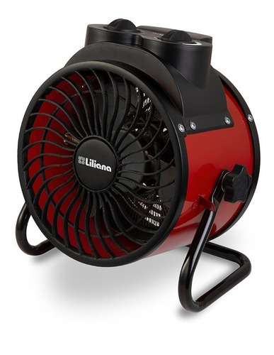 Caloventor Ciclónico Liliana 2400w Rojo Metálico Cfi700