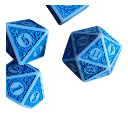 7 Uds Dados De Juego De Dados De Varios Lados For Juegos De