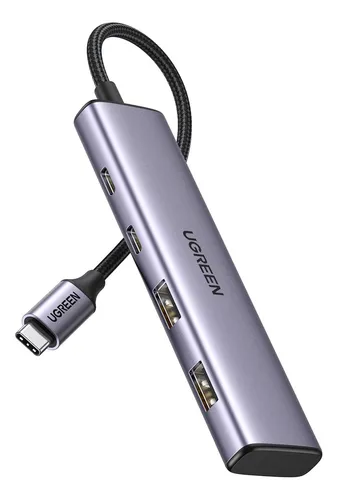 comprar Adaptador de hub 4 en 1 para USB tipo C macho de 5 gbps Ugreen