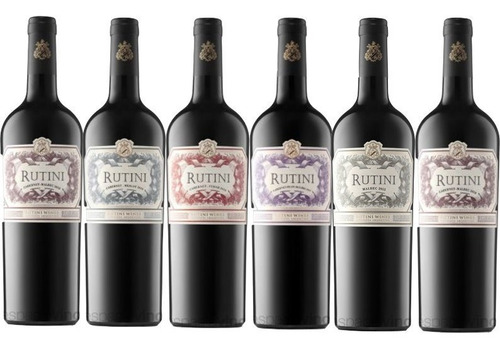 Rutini Colección Cab Malbec/ Cab Merlot/ Cab Syrah X6-celler