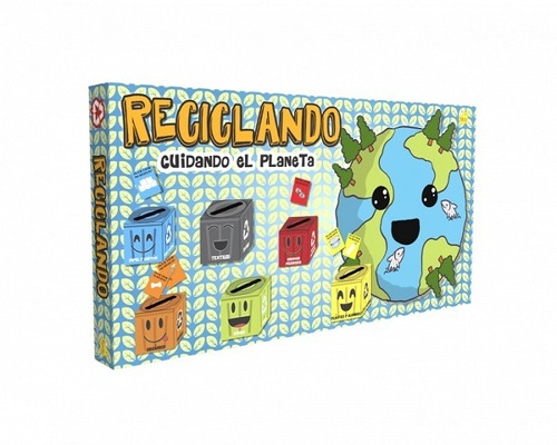 Juego De Mesa Reciclando Cuidando Al Planeta Educativo Niños