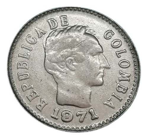 Colombia Moneda 10 Centavos 1971