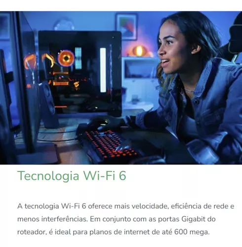 Roteador Wireless Mesh Twibi Force, AX 1500, Gigabit, Dual band