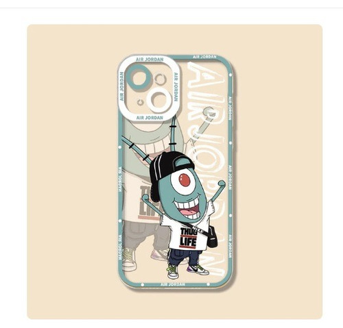 Funda Para iPhone 14 Pro Max (estilo Bob Esponja, Patricio)