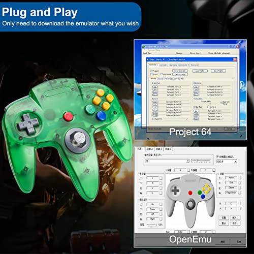 Kiwitata N64 Controller Usb - Joystick Para Pc Y Mac