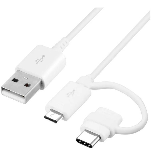 Cable 2 En 1 Usb Tipo-c Y Micro Usb Original Samsung Combo