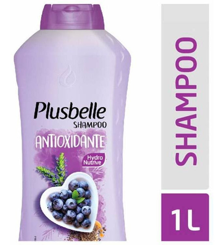 Shampoo  Antioxida 1 Lt Plusbelle Shamp-cr-acond.fliar