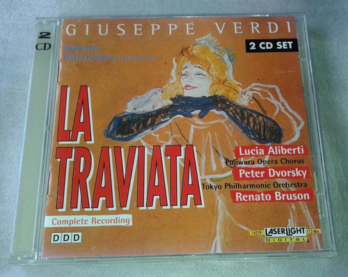 La Traviata De Giuseppe Verdi 2 Cds Paternostro, Aliberti